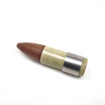 Purpfeife glossy-kupfer-gruen silber verschlossen